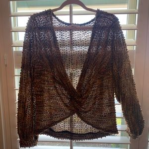 Open front sweater !